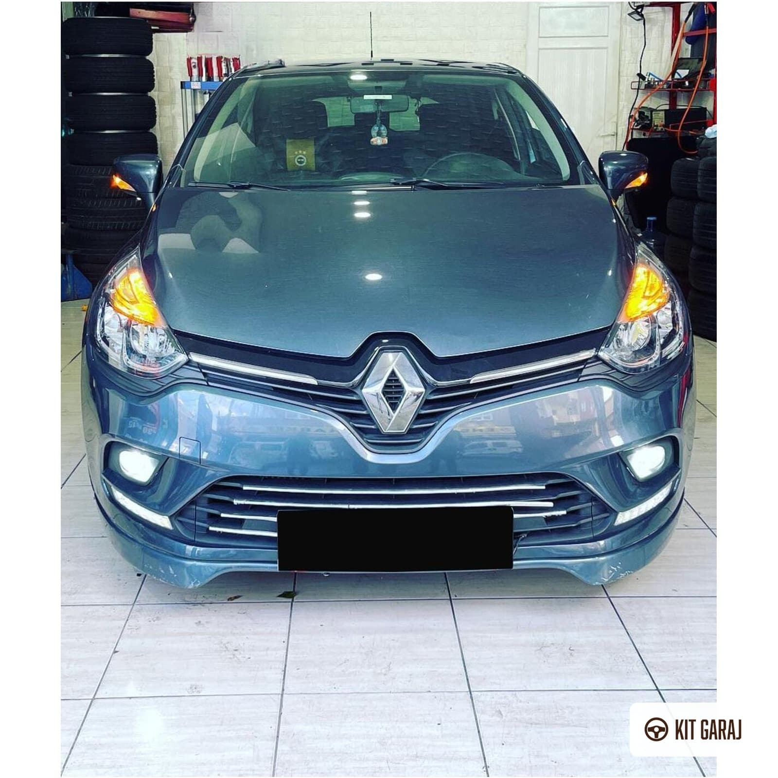 Renault Clio Makyajlı Ön Ek 2 Parça (Plastik) Boyasız (3/7)
