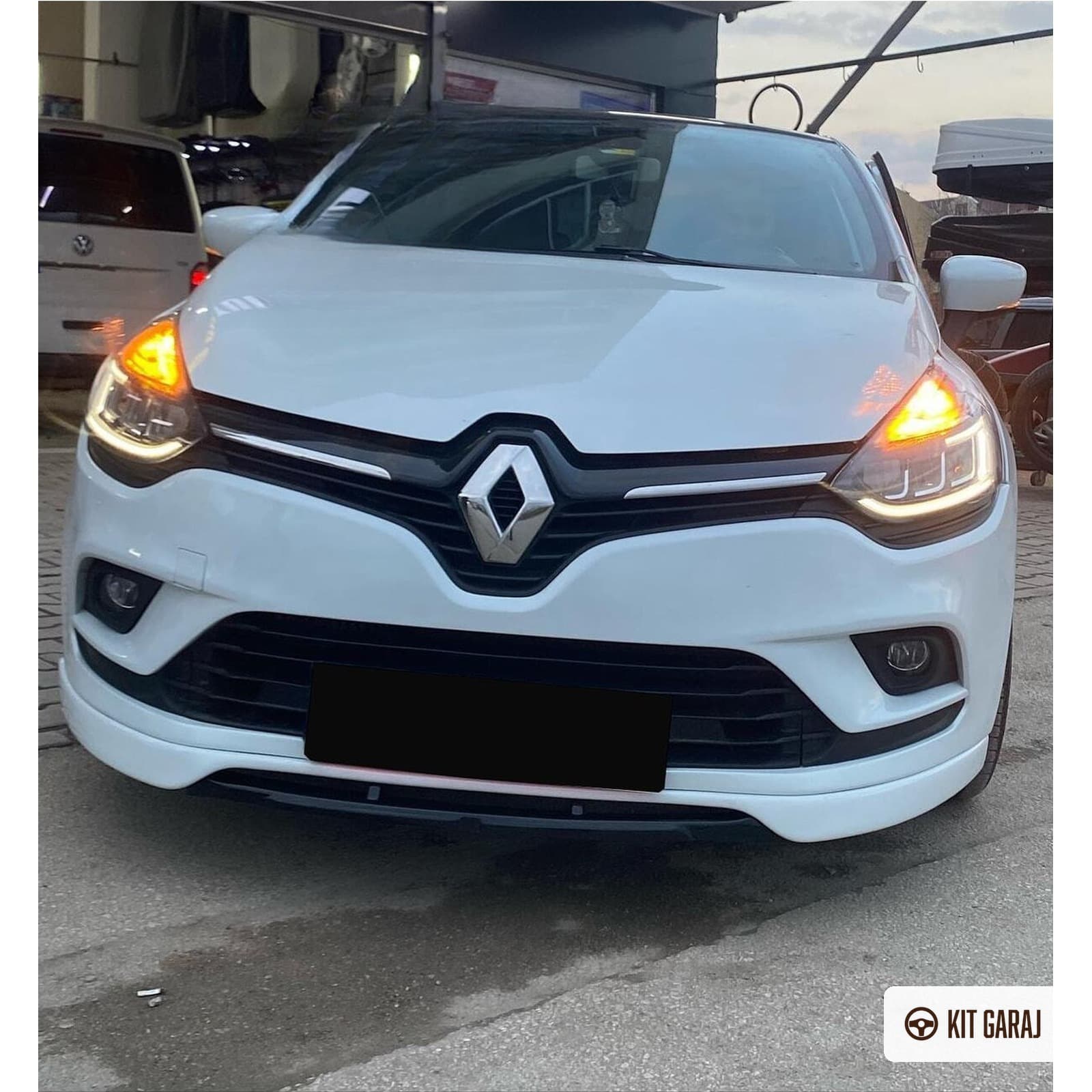 Renault Clio Makyajlı Ön Ek 2 Parça (Plastik) Boyasız (4/7)