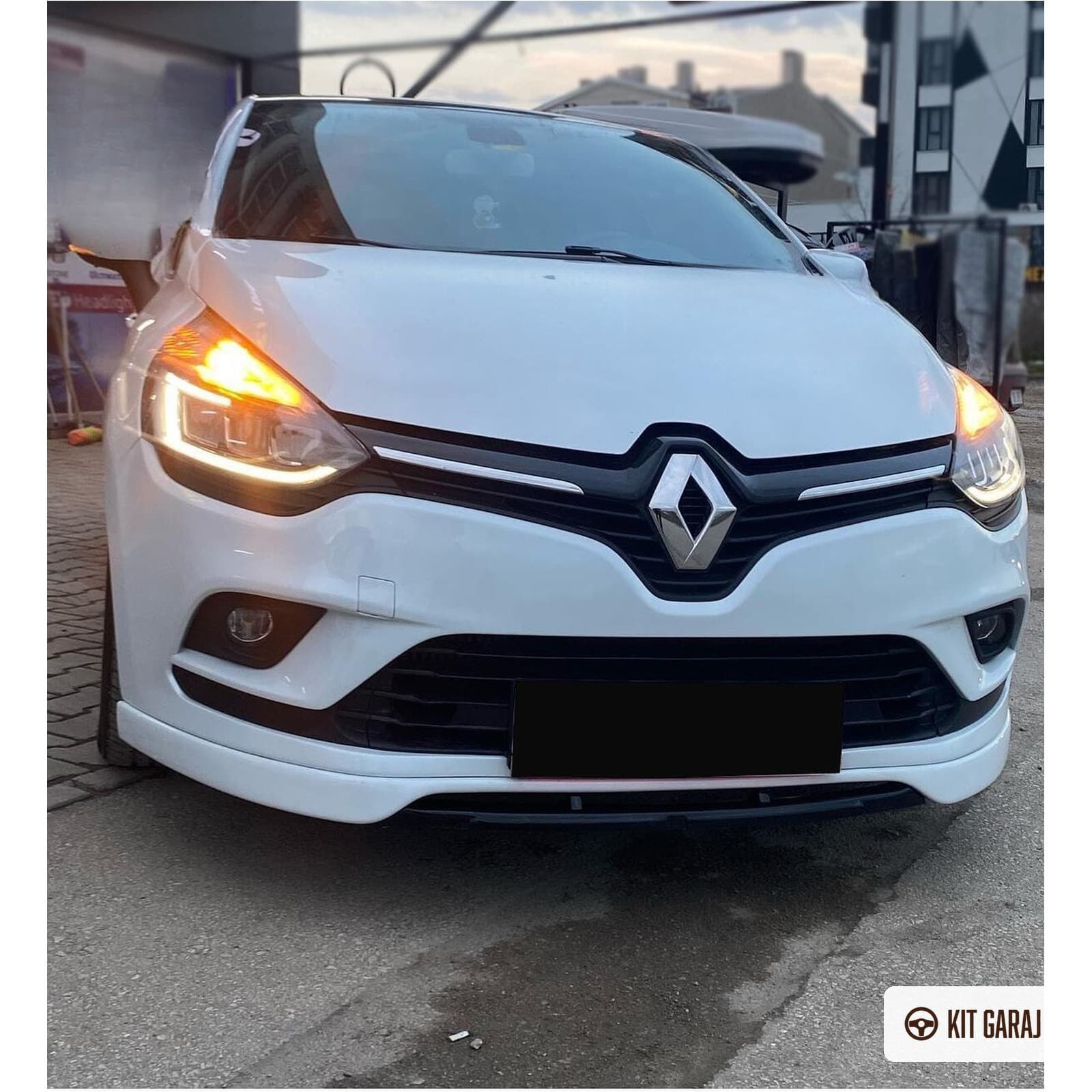 Renault Clio Makyajlı Ön Ek 2 Parça (Plastik) Boyasız (5/7)