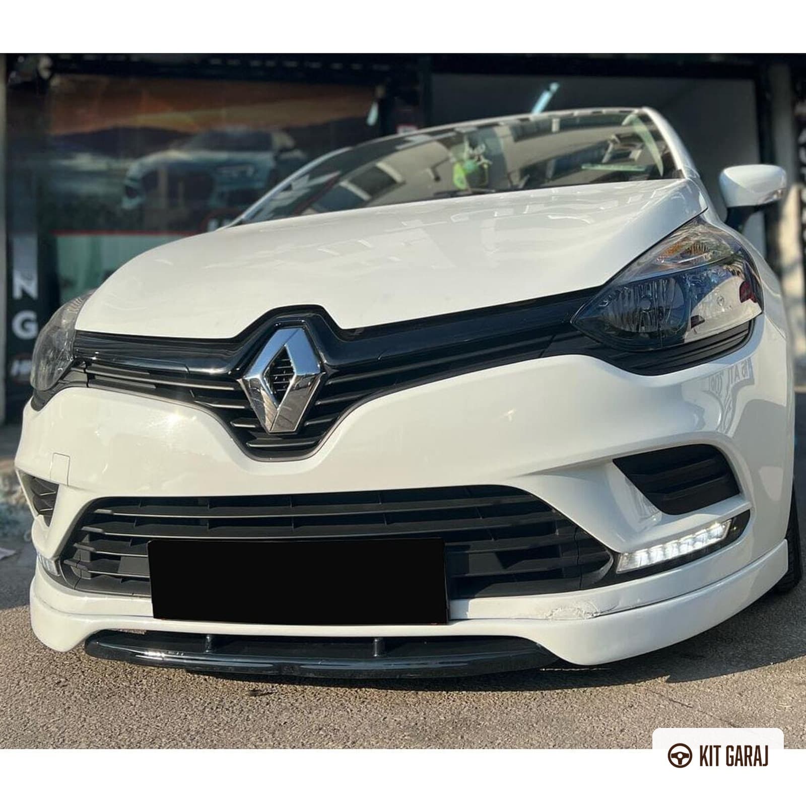 Renault Clio Makyajlı Ön Ek 2 Parça (Plastik) Boyasız (6/7)