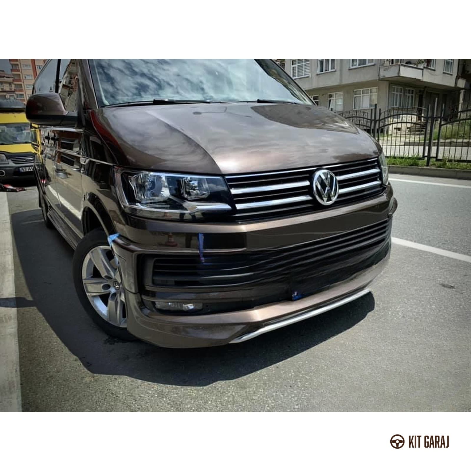 Volkswagen Transporter T6 ABT 3 Parça Ön Ek (Plastik) Boyasız