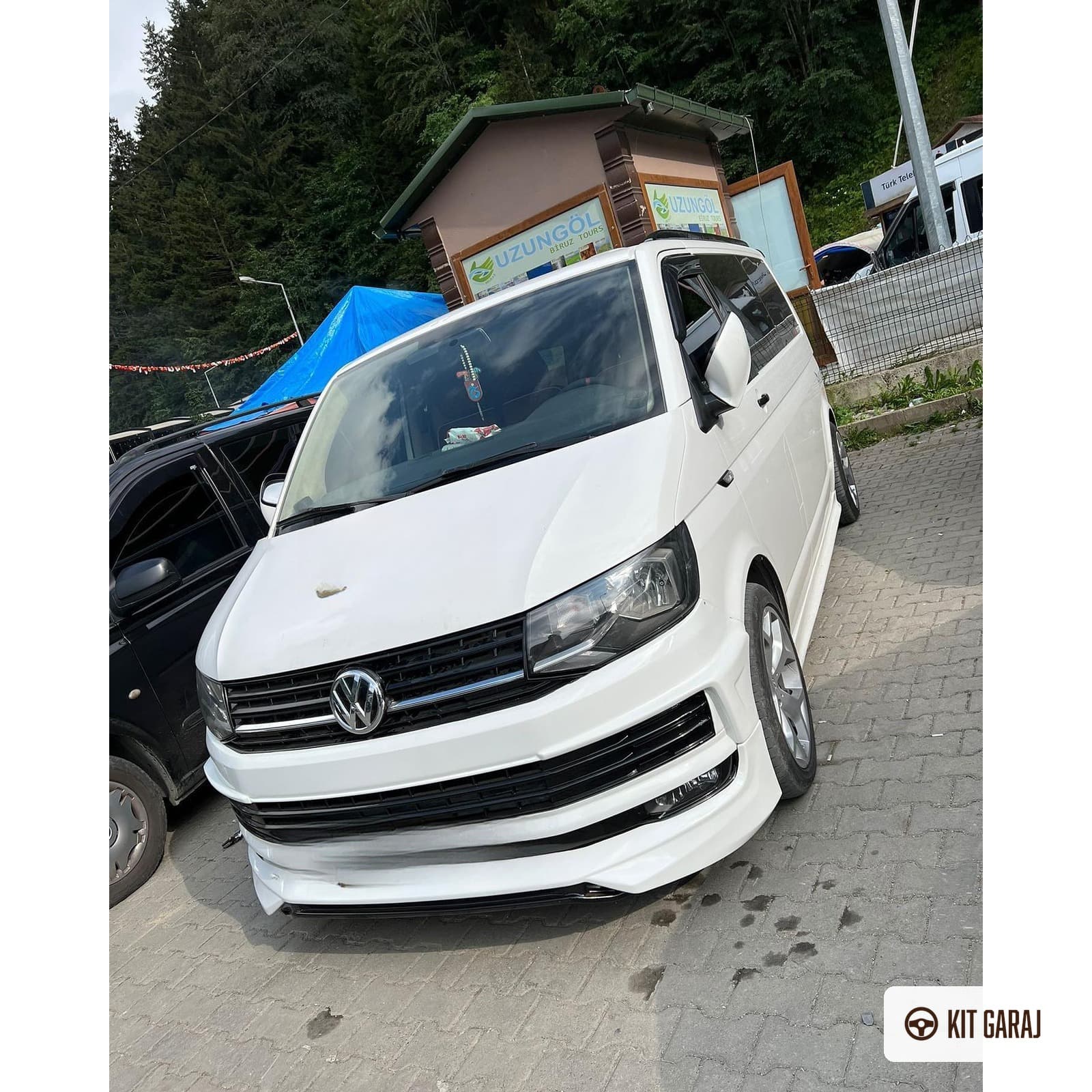 Volkswagen Transporter T6 ABT 3 Parça Ön Ek (Plastik) Boyasız (3/5)