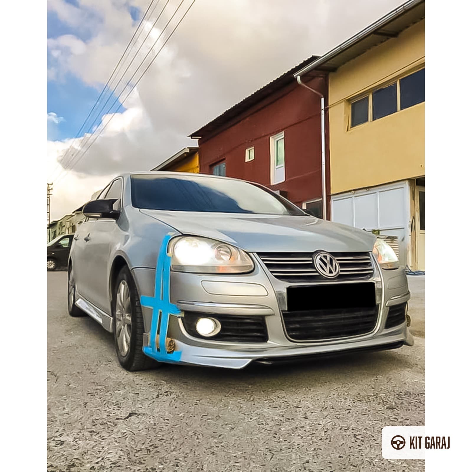 Volkswagen Jetta Mk5 2005-2010 Ön Ek (Plastik) Boyasız