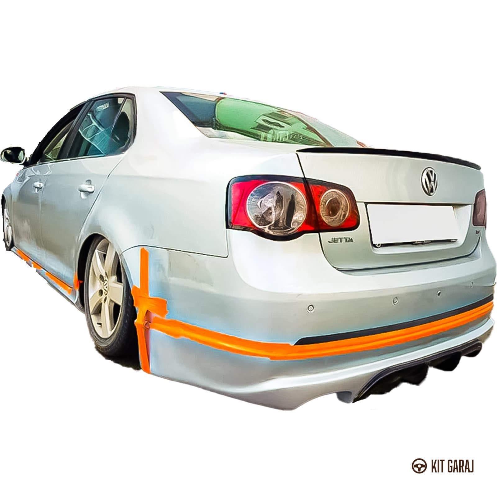 Volkswagen Jetta Mk5 2005-2010 Arka Ek (Plastik) Boyasız