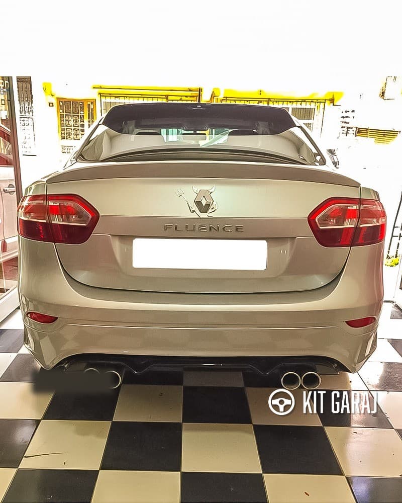 Renault Fluence Sağ Sol Çıkışlı Arka Ek (Plastik) Boyasız (3/3)
