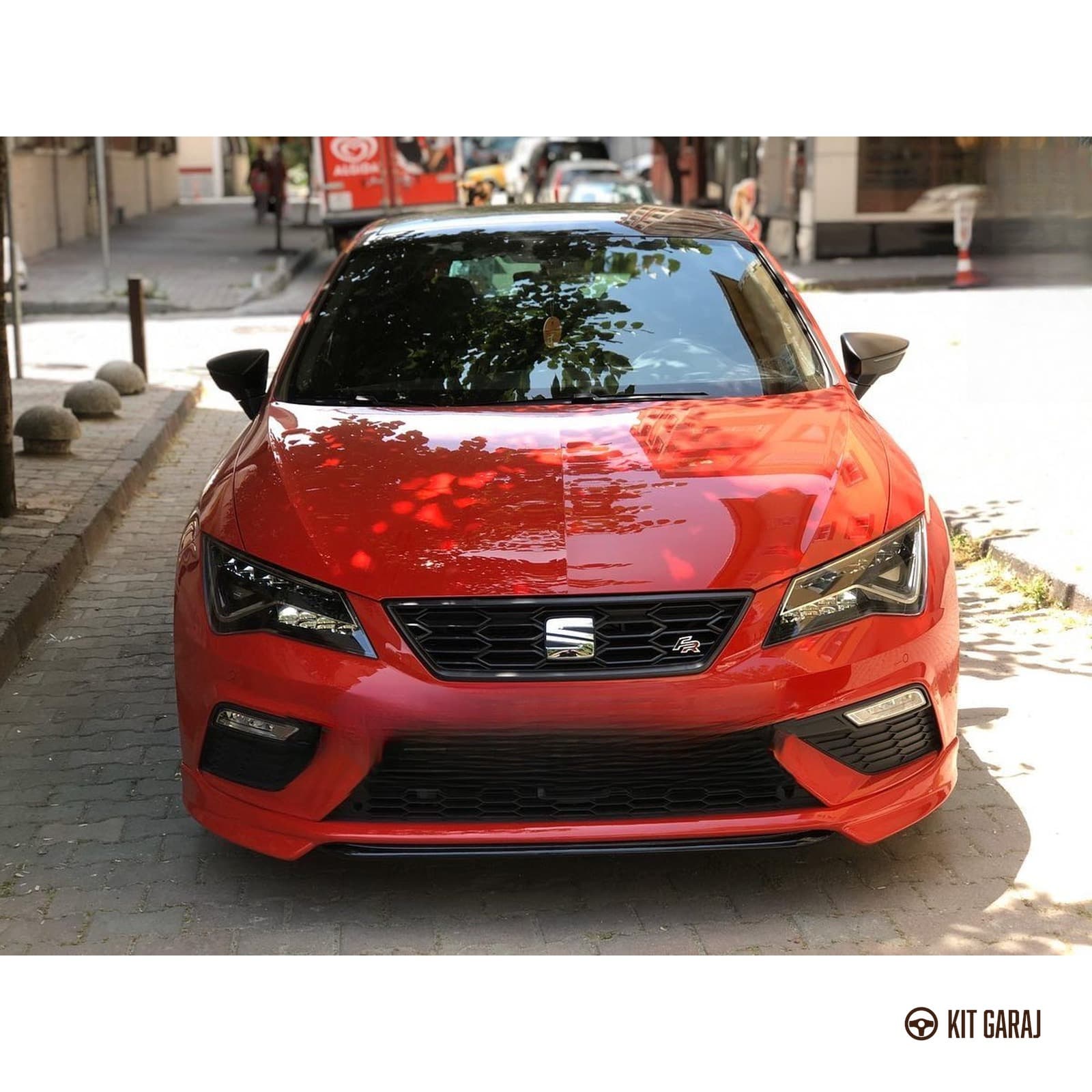 Seat Leon Mk3 2017-2020 Custom FR Ön Ek (Plastik) Boyasız (2/8)