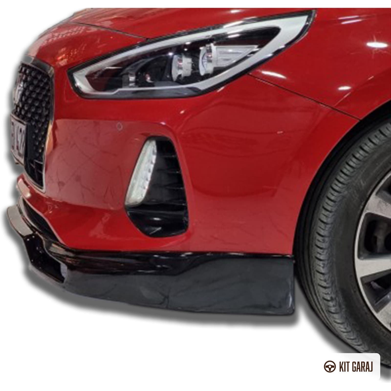 Hyundai I30 2017 Makyajlı Ön Ek Plastik Sportif & Dayanıklı Tasarım | Boyasız (3/3)