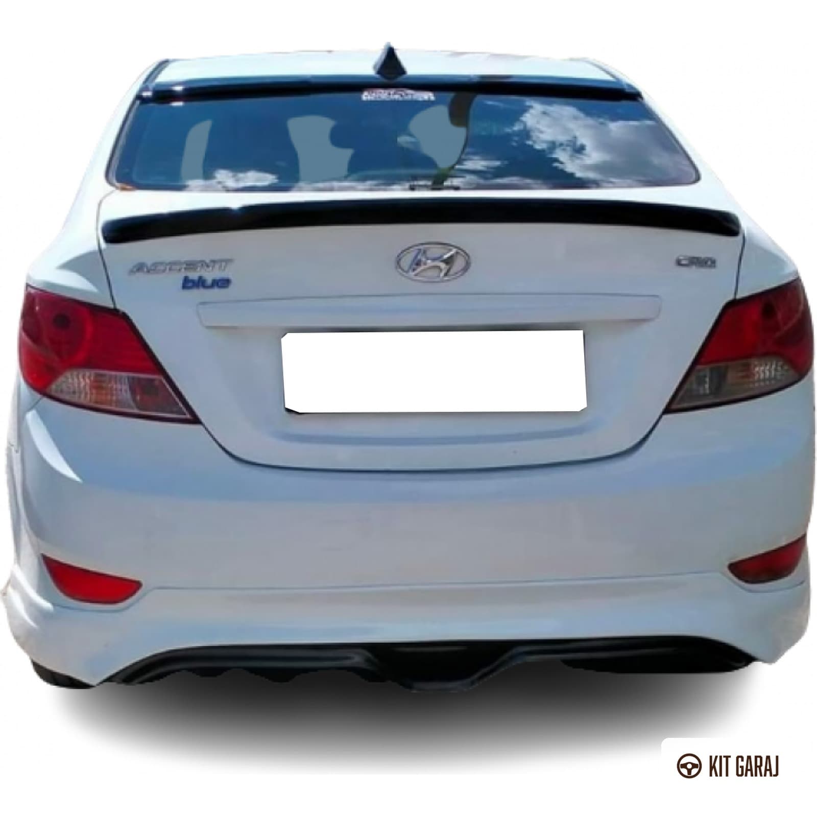 Hyundai Accent 2011-2019 Arka Ek (Plastik) Boyasız (4/4)