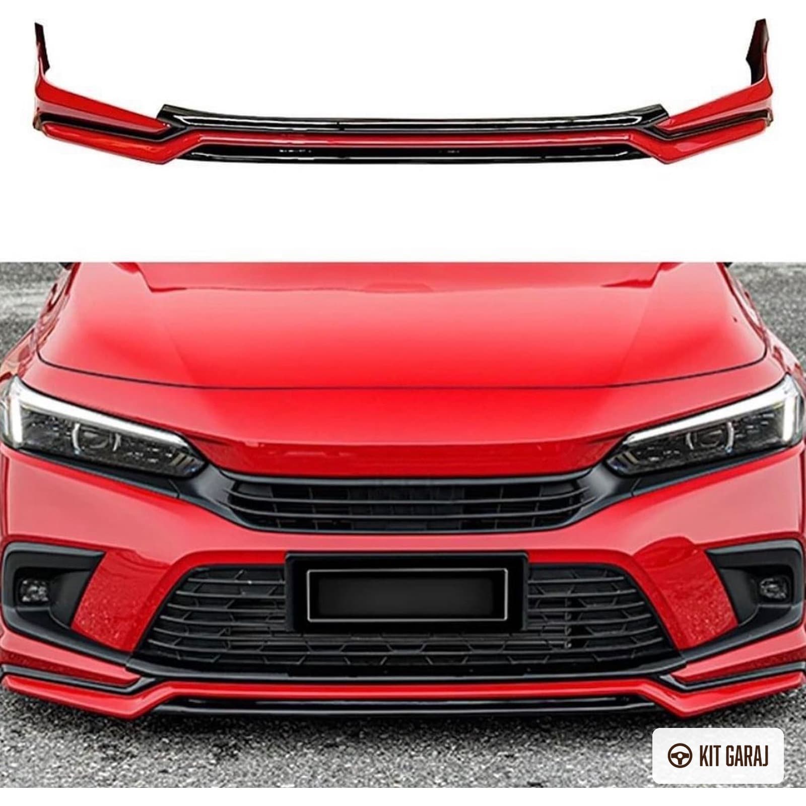 Honda Civic 2022 Ön Ek (Plastik) Boyasız (5/6)
