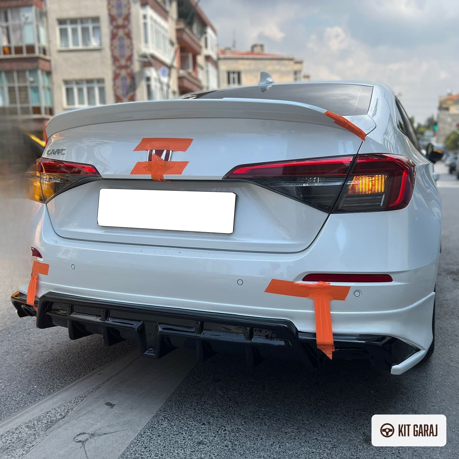 Honda Civic 2022 Arka Ek (Plastik) Boyasız (6/7)