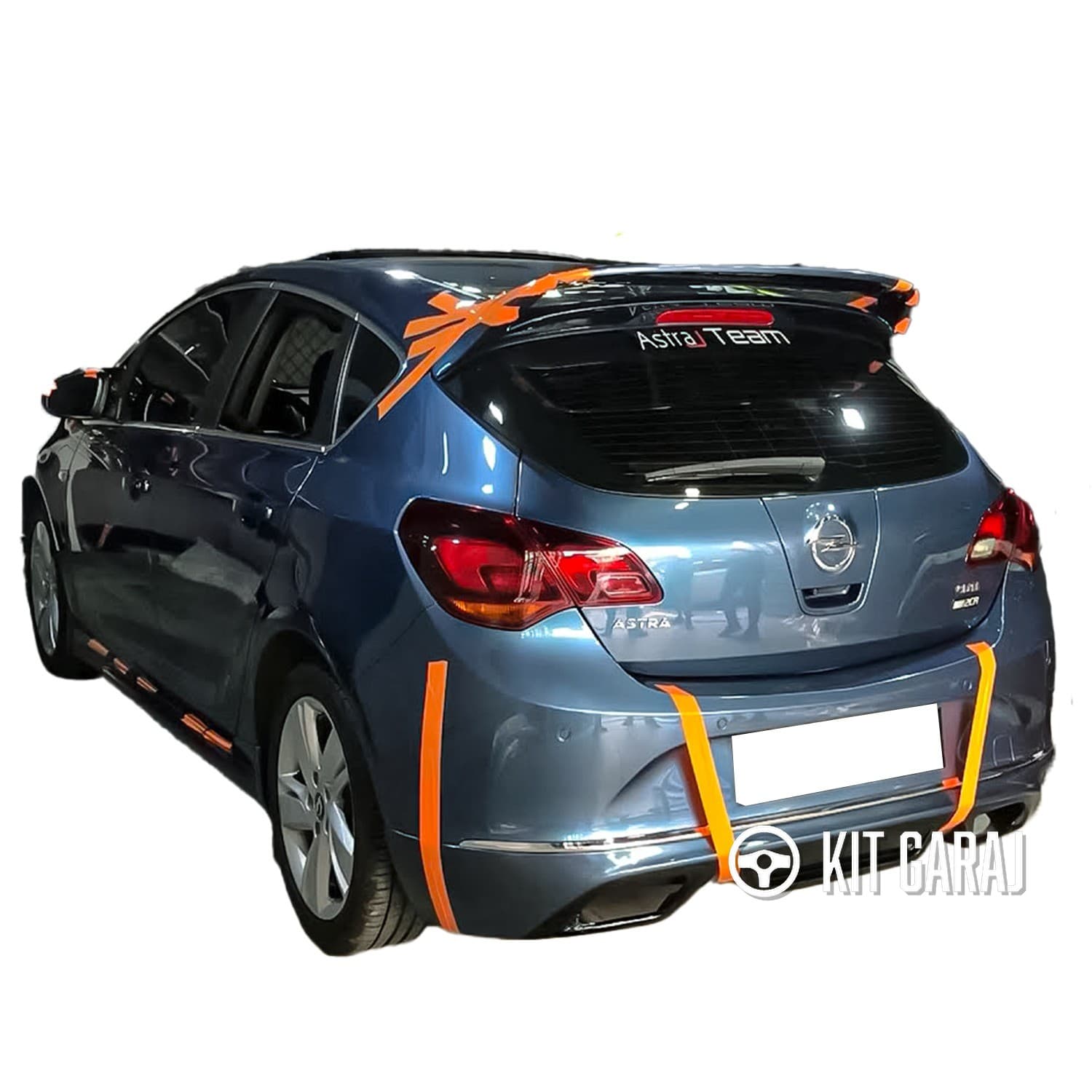 Opel Astra J Hb Makyajlı Egzoz Görünümlü Arka Ek (Plastik) Şık & Dayanıklı | Boyasız (3/3)