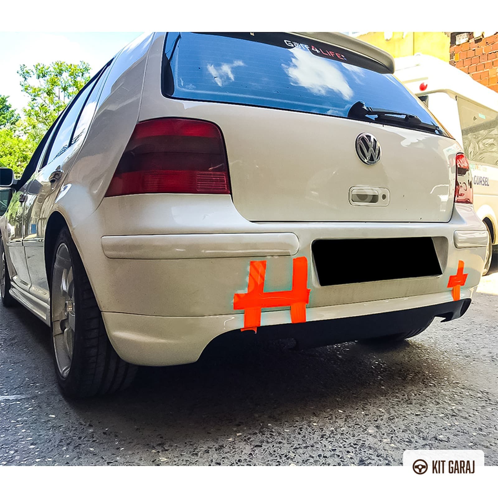 Volkswagen Golf 4 1997-2003 Arka Ek (Plastik)