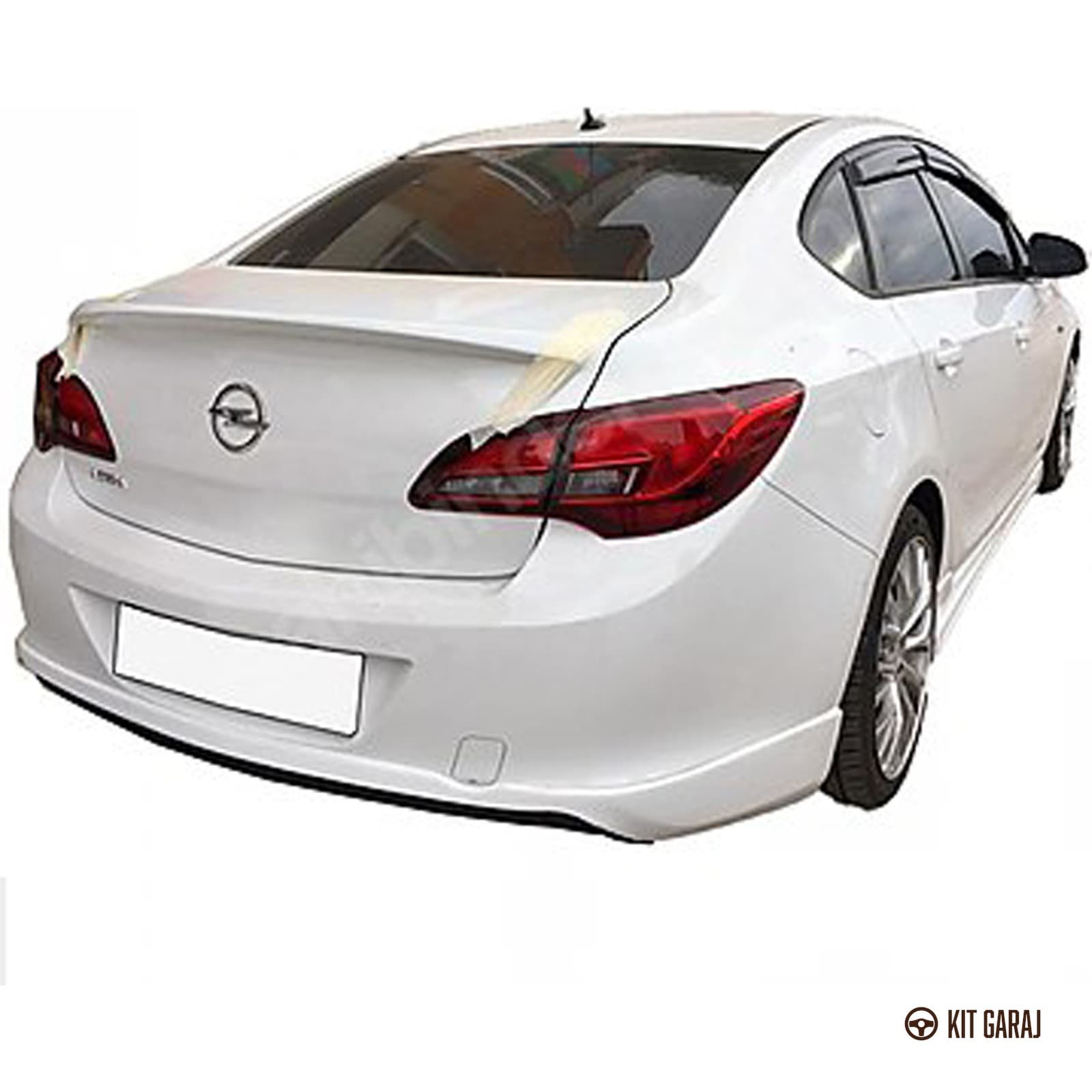 Opel Astra J Sedan Custom Arka Ek Difüzör Siyah Plastik 2011+ Arka-Difüzör-bodykit-ek-karlık