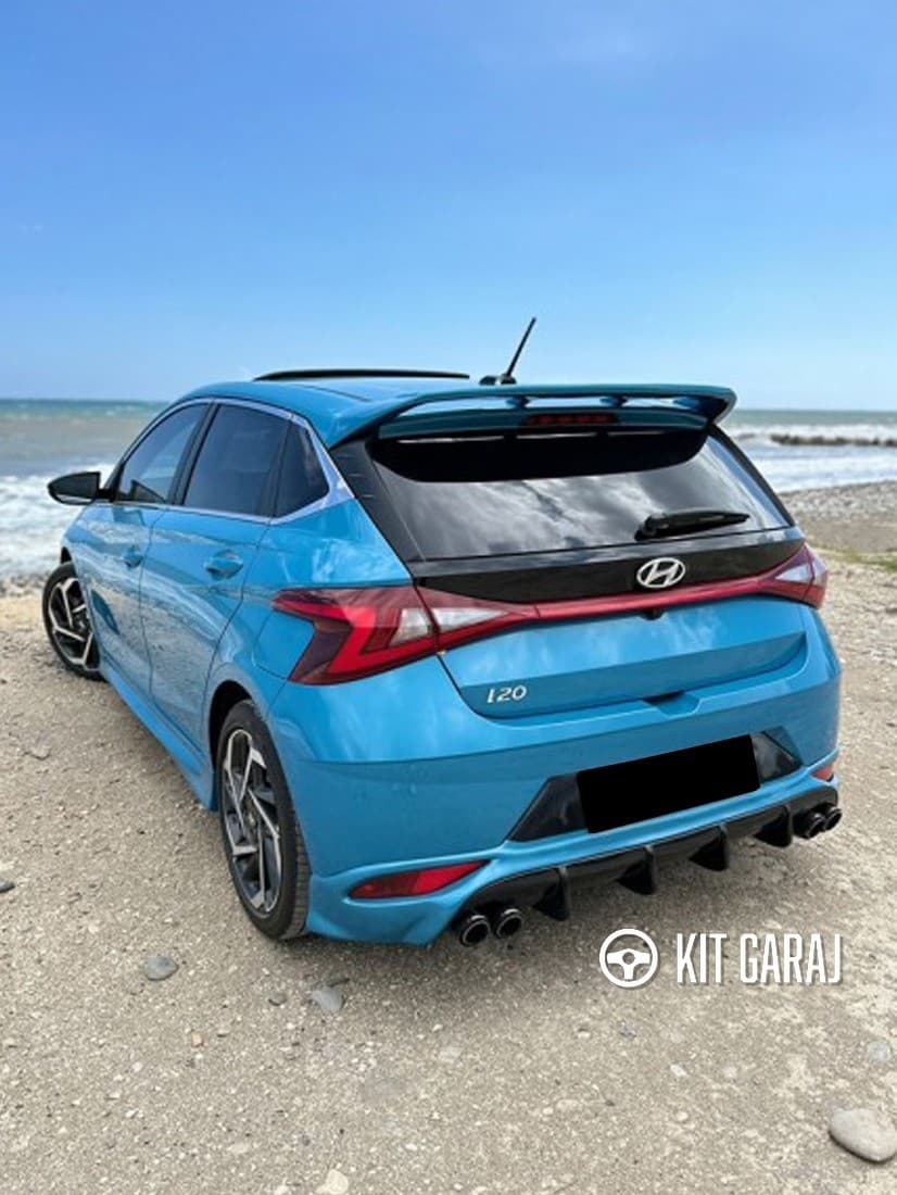 Hyundai i20 2019+ Arka Ek (Plastik) Boyasız (2/4)