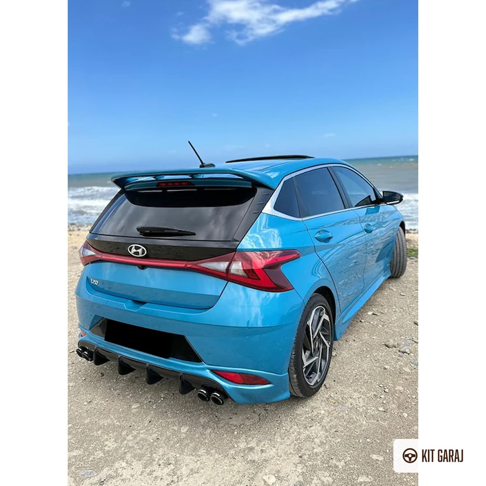 Hyundai i20 2019+ Arka Ek (Plastik) Boyasız (4/4)