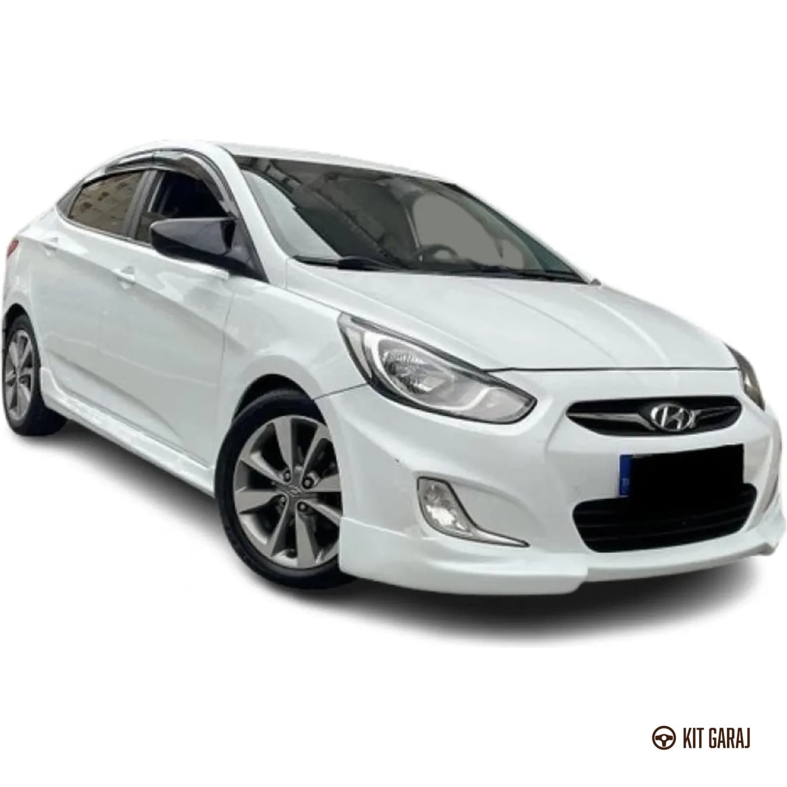 Hyundai Accent 2011-2019 Ön Ek (Plastik) Boyasız