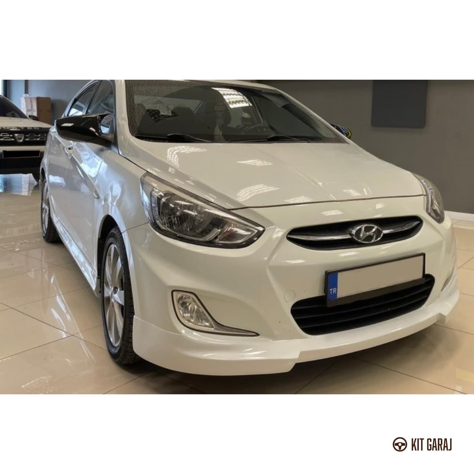 Hyundai Accent 2011-2019 Ön Ek (Plastik) Boyasız (4/5)