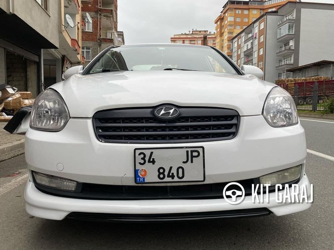 Hyundai Accent Custom Ön Ek (Plastik) Boyasız (3/8)