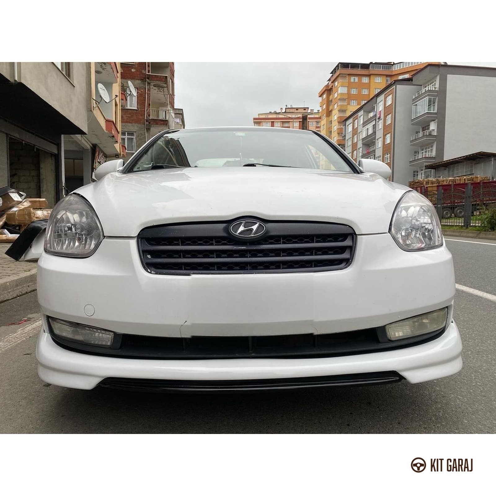Hyundai Accent Custom Ön Ek (Plastik) Boyasız (3/8)