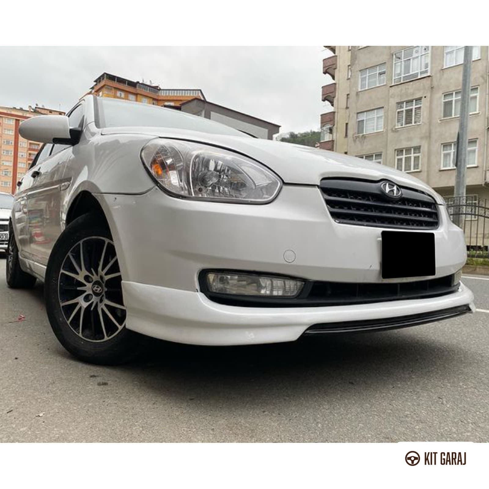 Hyundai Accent Custom Ön Ek (Plastik) Boyasız (4/8)