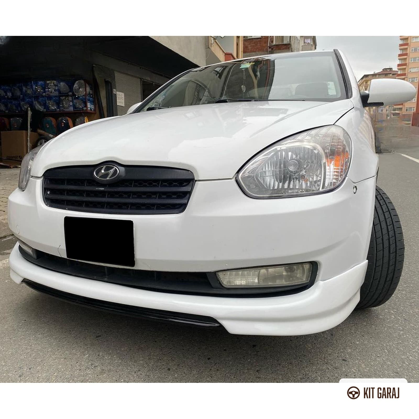 Hyundai Accent Custom Ön Ek (Plastik) Boyasız (5/8)