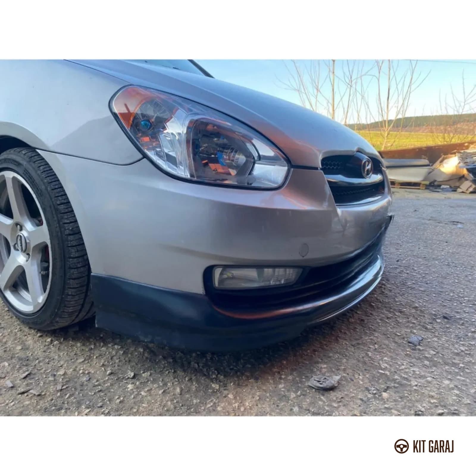 Hyundai Accent Custom Ön Ek (Plastik) Boyasız (7/8)