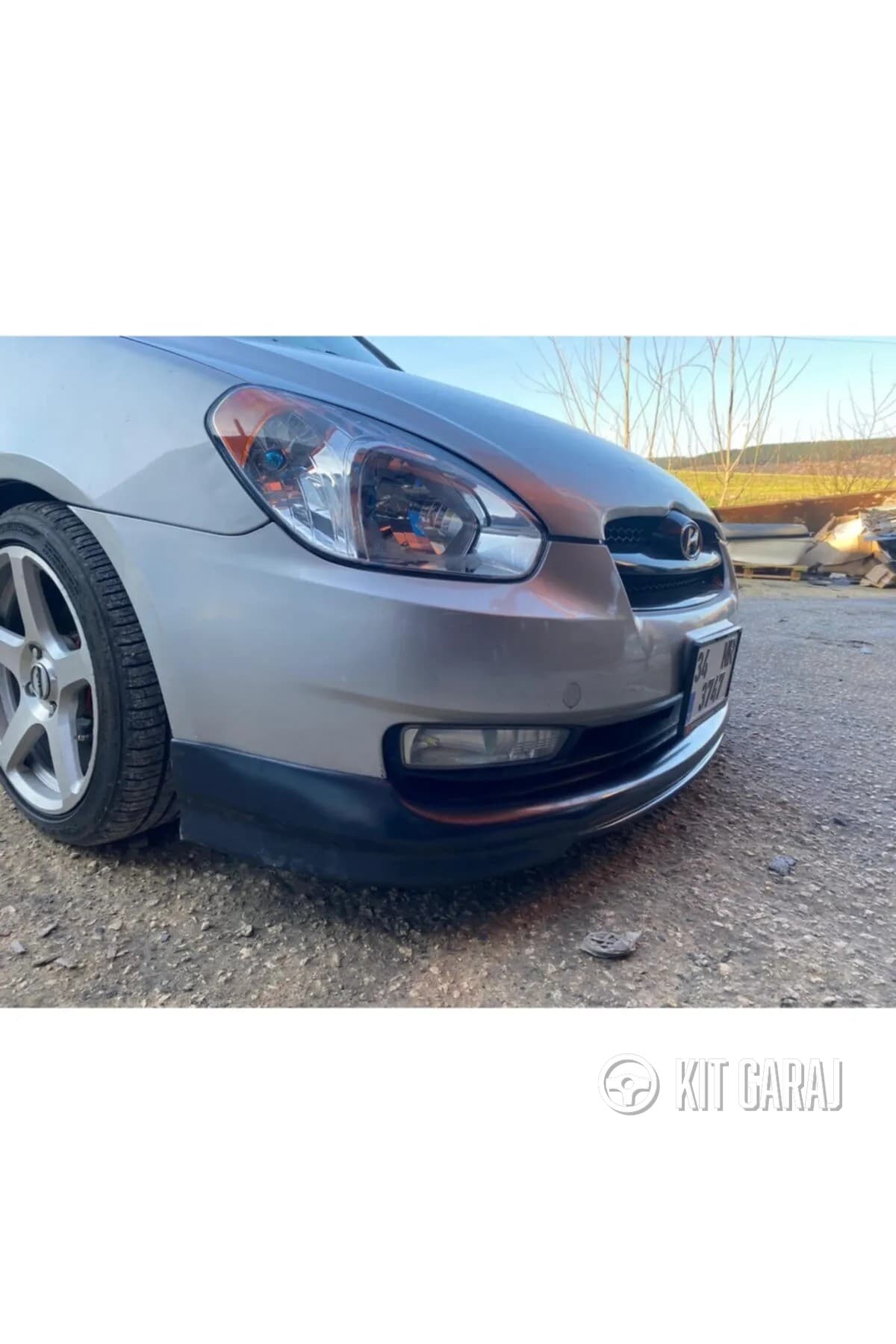 Hyundai Accent Custom Ön Ek (Plastik) Boyasız (8/8)