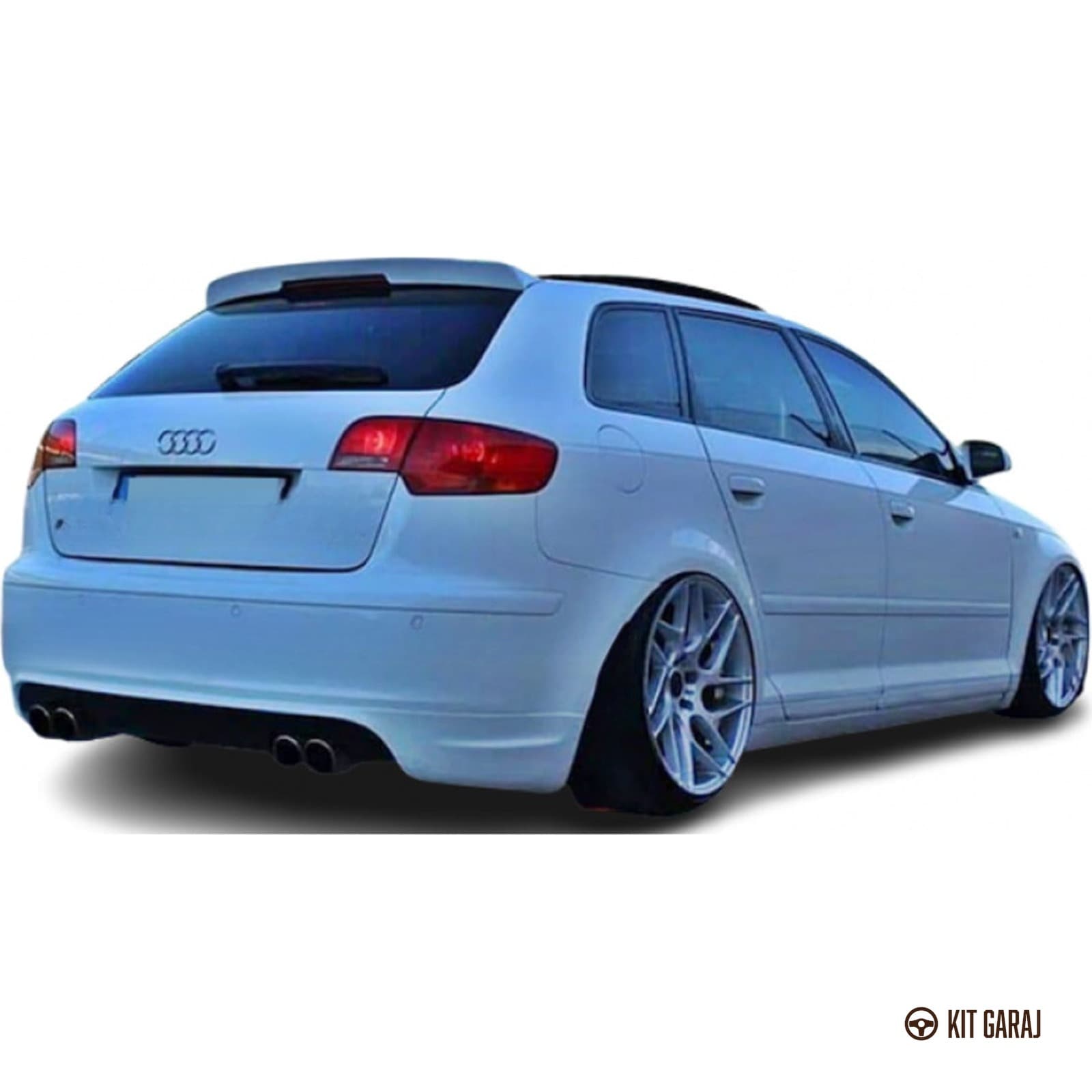 Audi A3 2006-2012 8P 4 Kapı Arka Ek (Plastik) Boyasız
