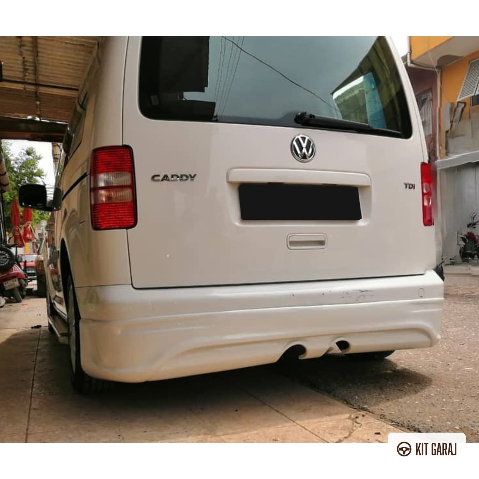 Volkswagen Caddy 2004-2010 Arka Ek (Plastik) Boyasız (4/5)