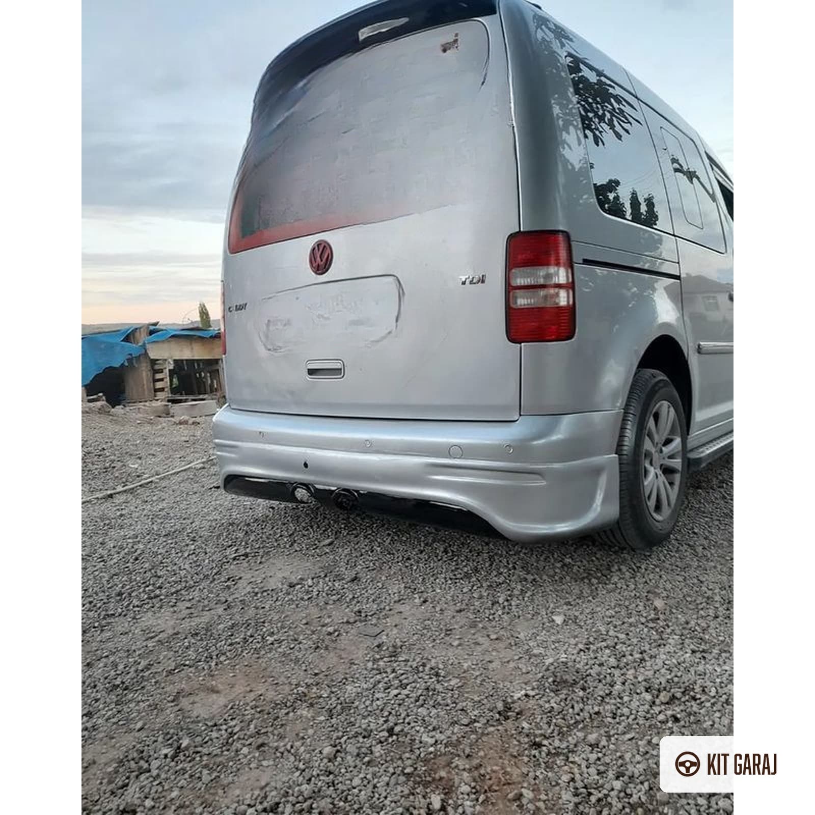 Volkswagen Caddy 2004-2010 Arka Ek (Plastik) Boyasız (5/5)