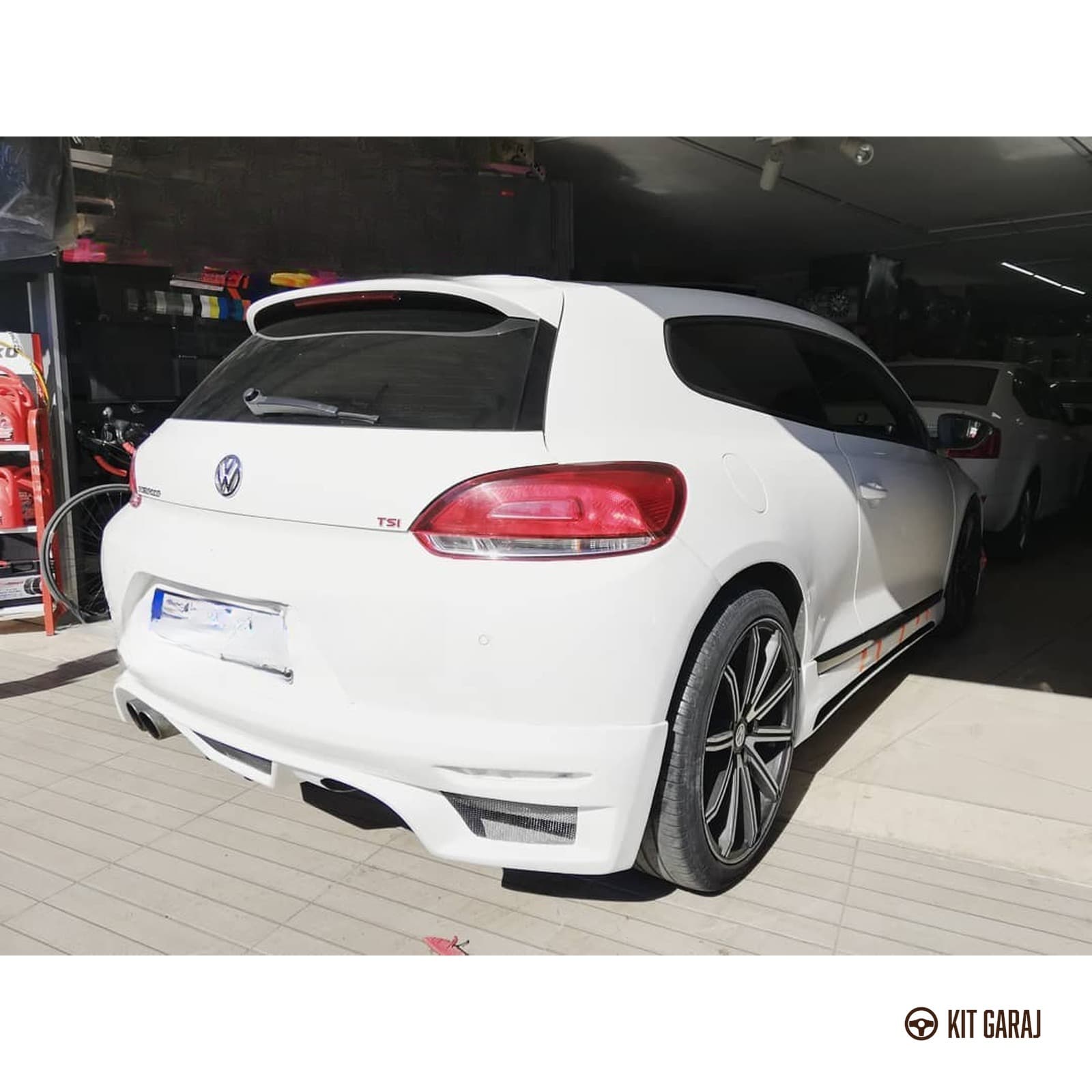 Volkswagen Scirocco Makyajsız Rieger Arka Ek (Plastik) Boyasız (2/4)
