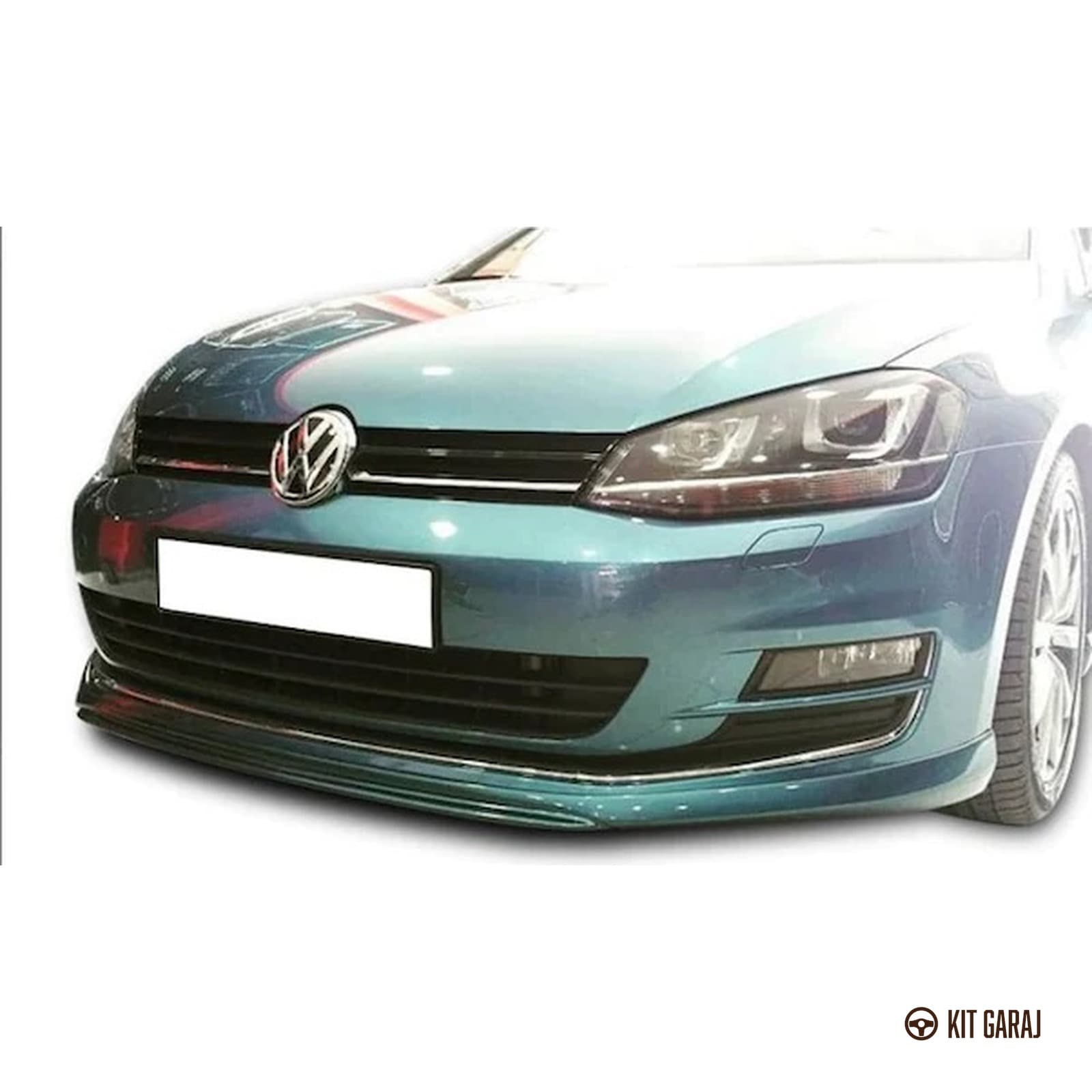 Volkswagen Golf 7 Sportline (2012-2017) Ön Tampon Ek Şıklık & Aerodinamik Tasarım | Boyasız (3/4)
