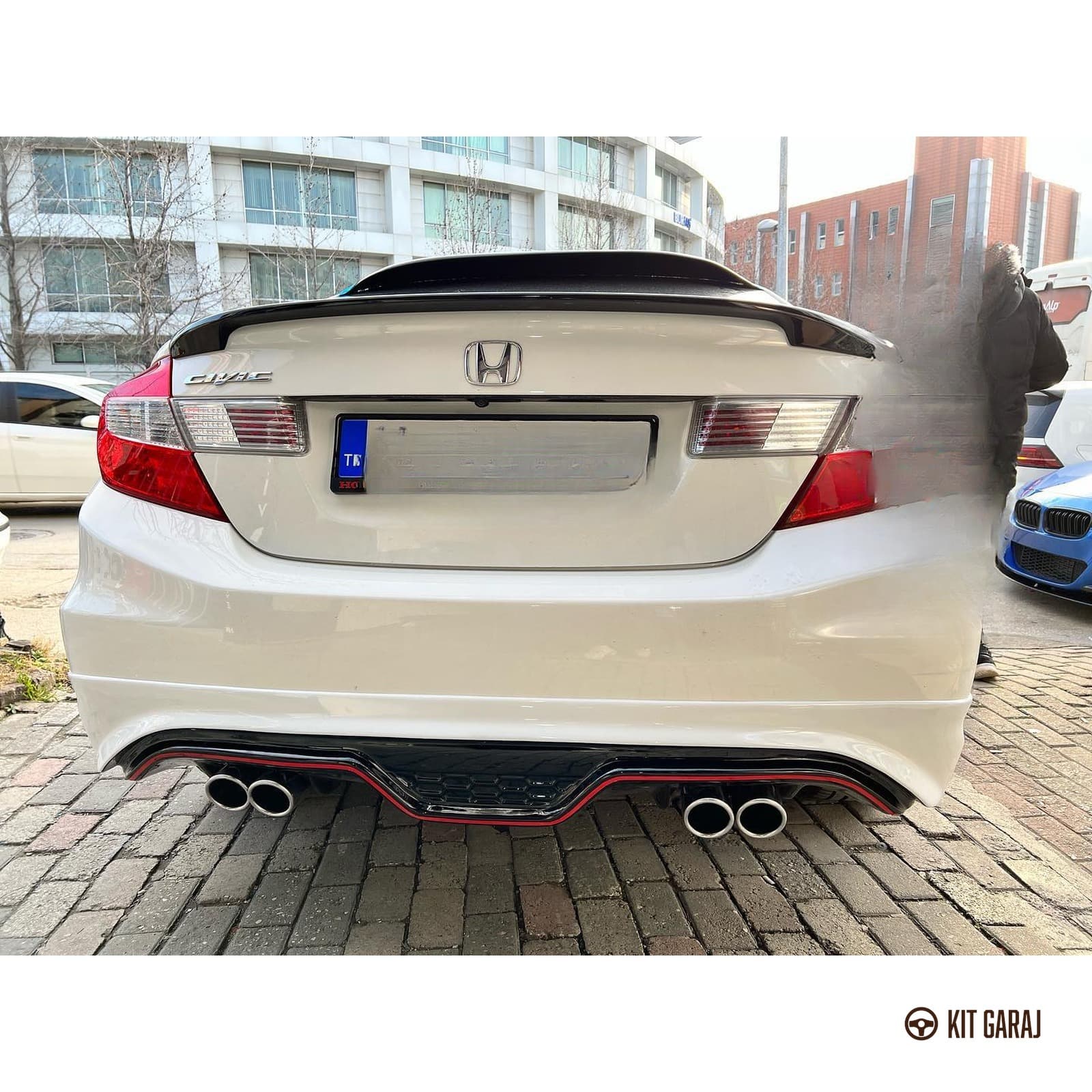 Honda Civic Fb7 Custom Difüzör (Plastik) Boyasız (2/7)
