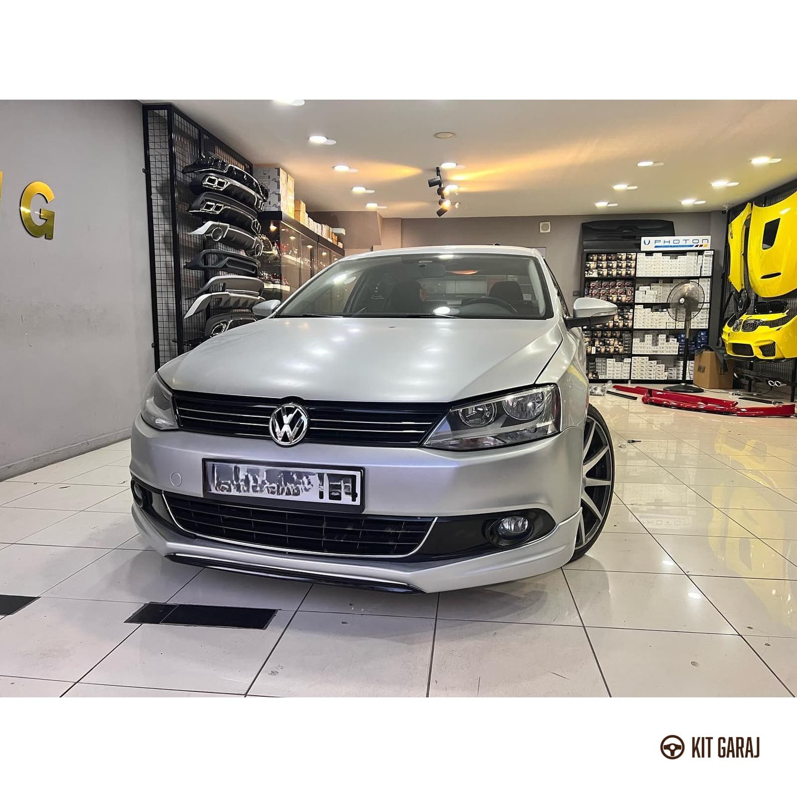 Volkswagen Jetta Mk6 2014-2018 Makyajlı Ön Ek (Plastik) Boyasız (6/8)
