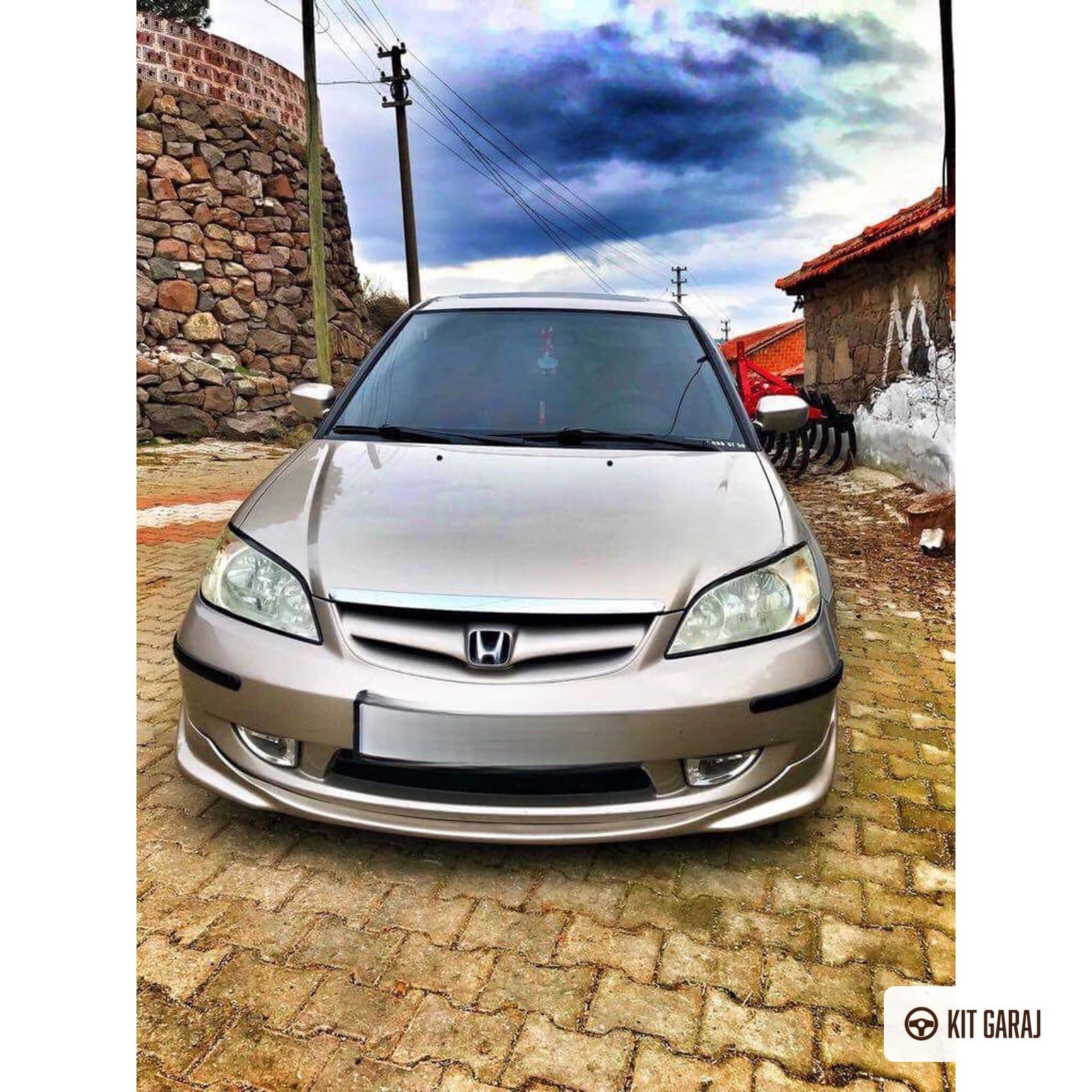 Honda Civic Makyajlı 2000 Ön Ek (Plastik) Boyasız (6/7)
