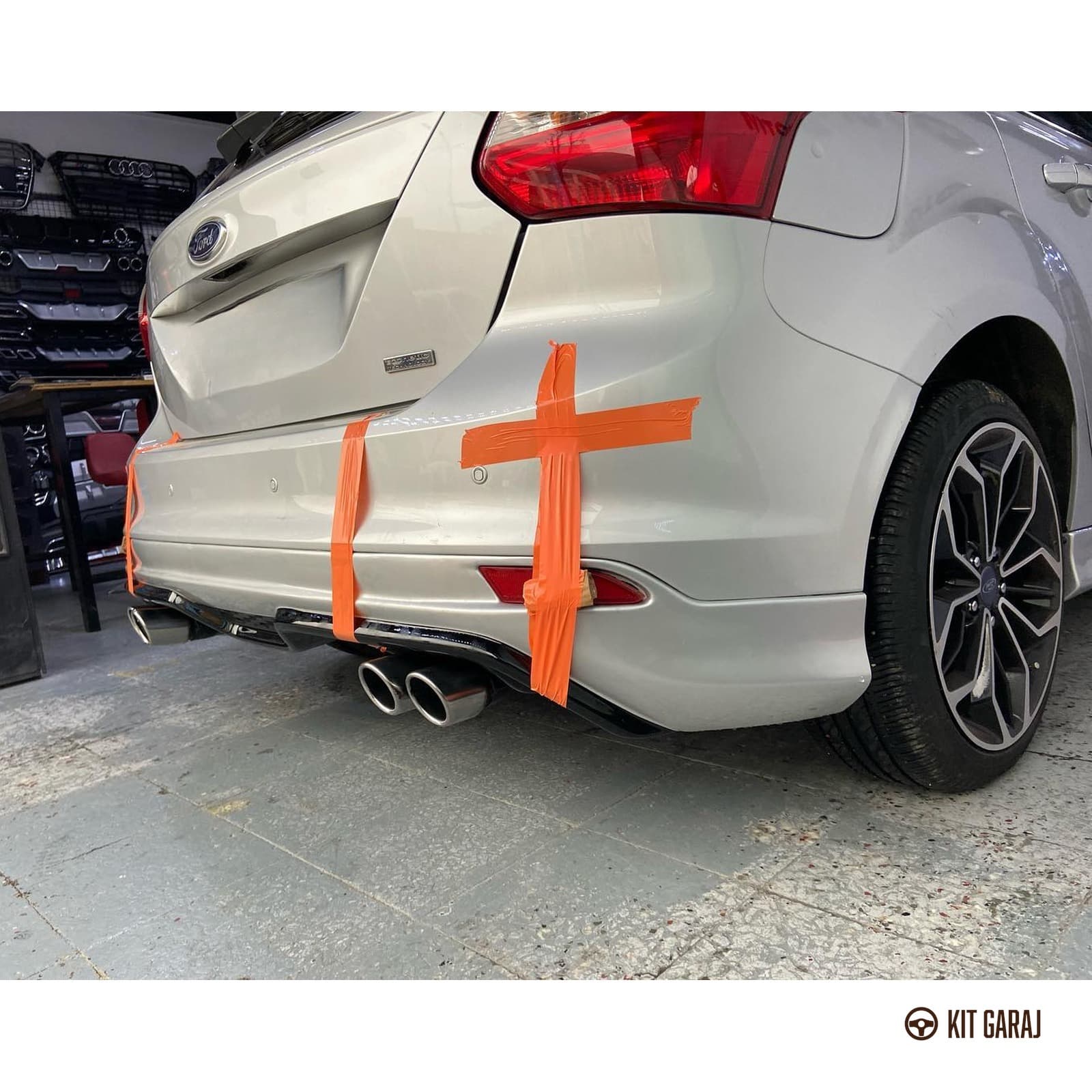 Ford Focus Makyajsız HB 2012-2014 Arka Ek (Plastik) Boyasız (4/4)
