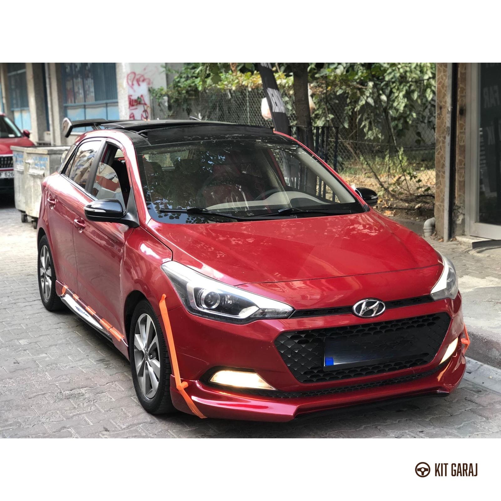 Hyundai i20 Custom Ön Ek (Plastik) Boyasız (5/8)