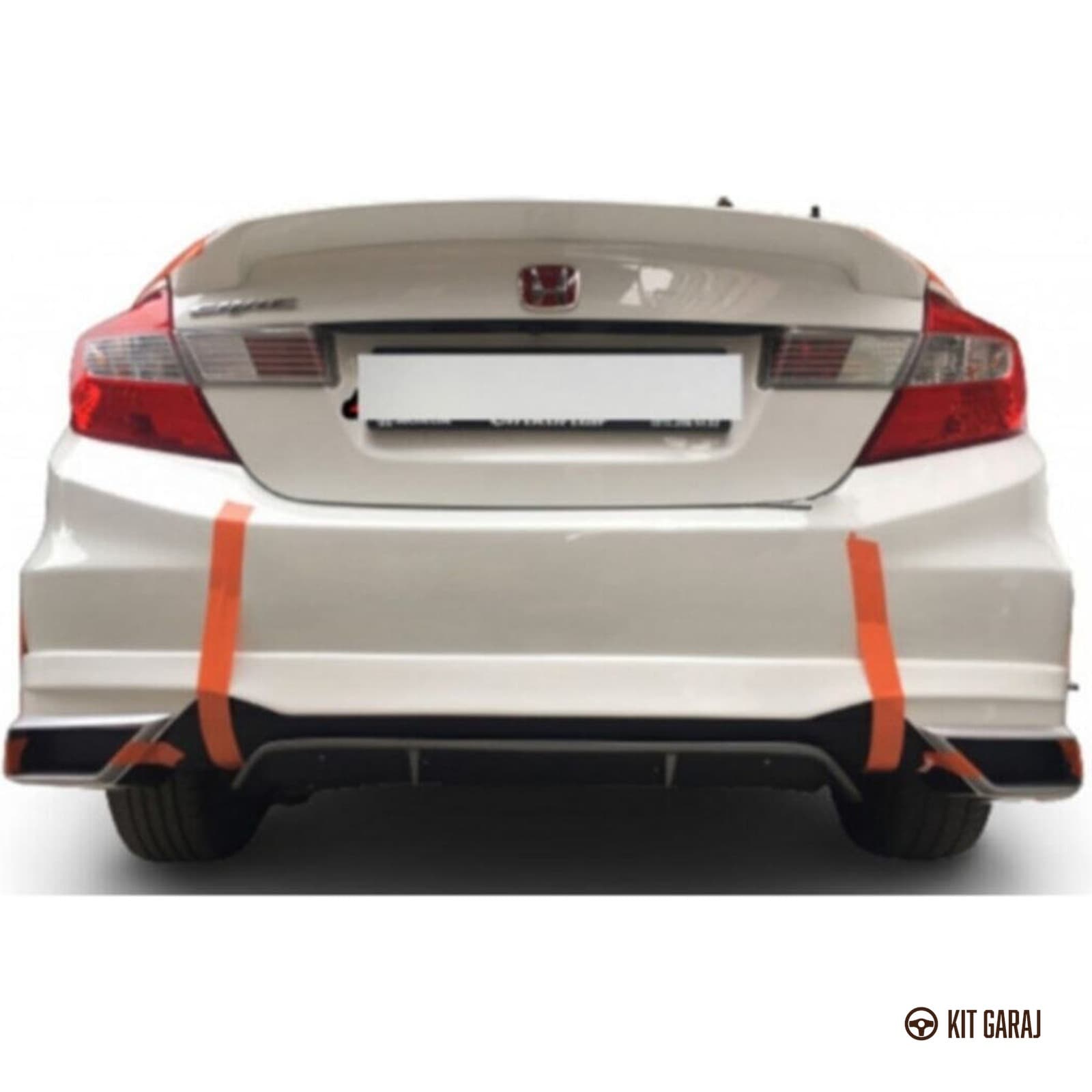 Honda Civic Fb7 Egzoz Görünümlü Difüzör (Plastik) Boyasız