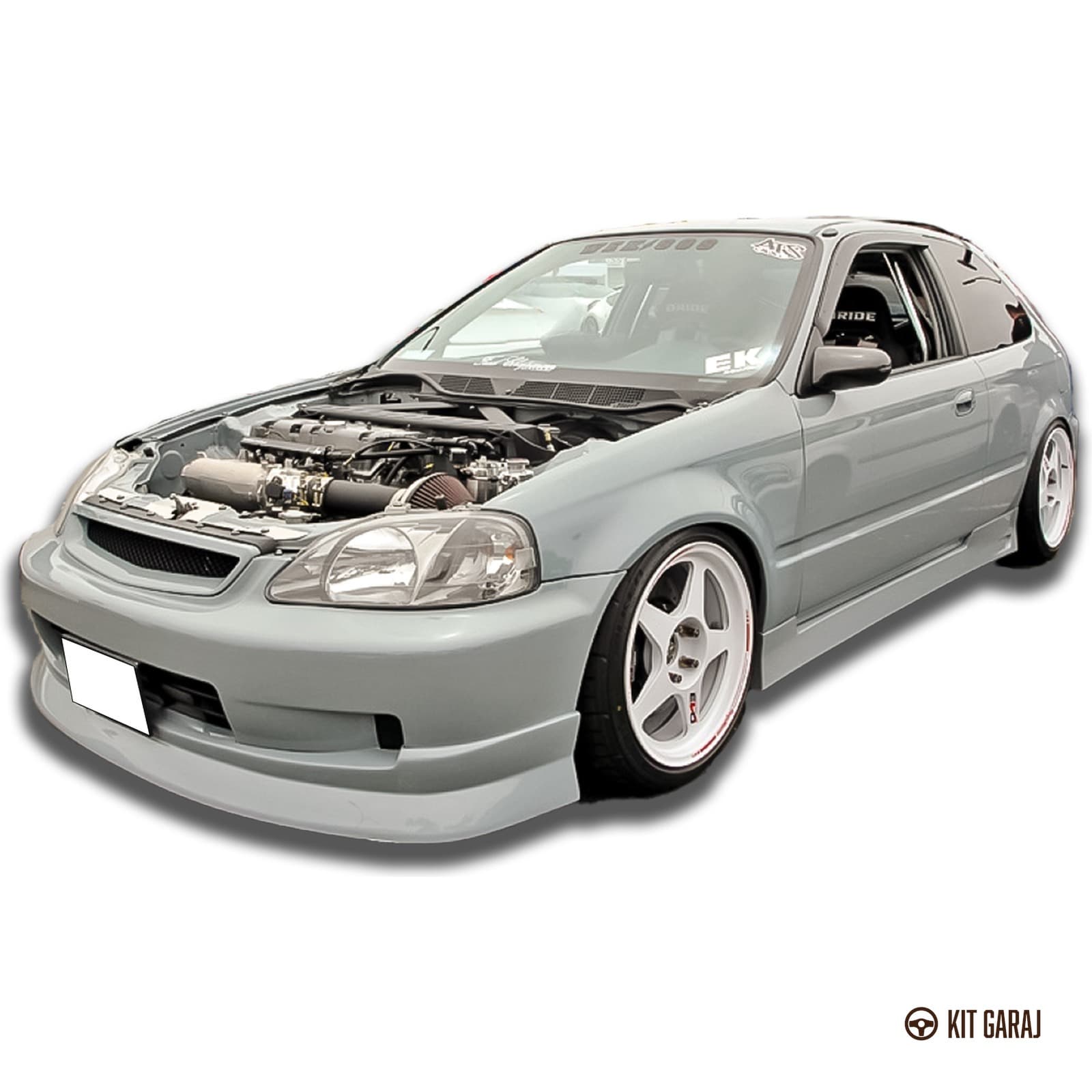 Honda Civic 1999-2001 CS Ön Ek (Plastik) Boyasız (4/5)