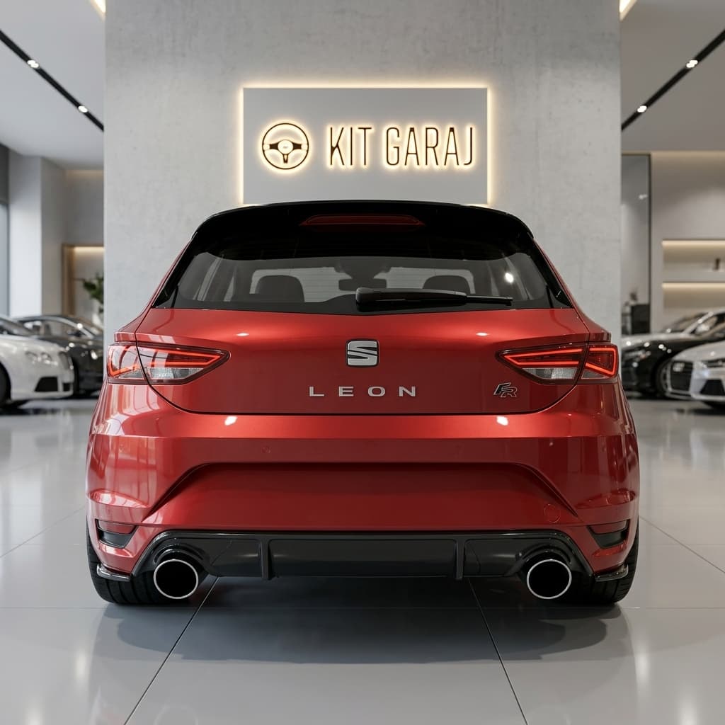 Seat Leon Mk3 2012-2020 Aero Arka Tampon (Plastik) Boyasız (5/8)