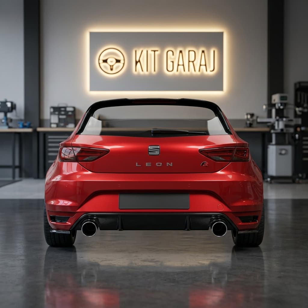 Seat Leon Mk3 2012-2020 Aero Arka Tampon (Plastik) Boyasız (6/8)
