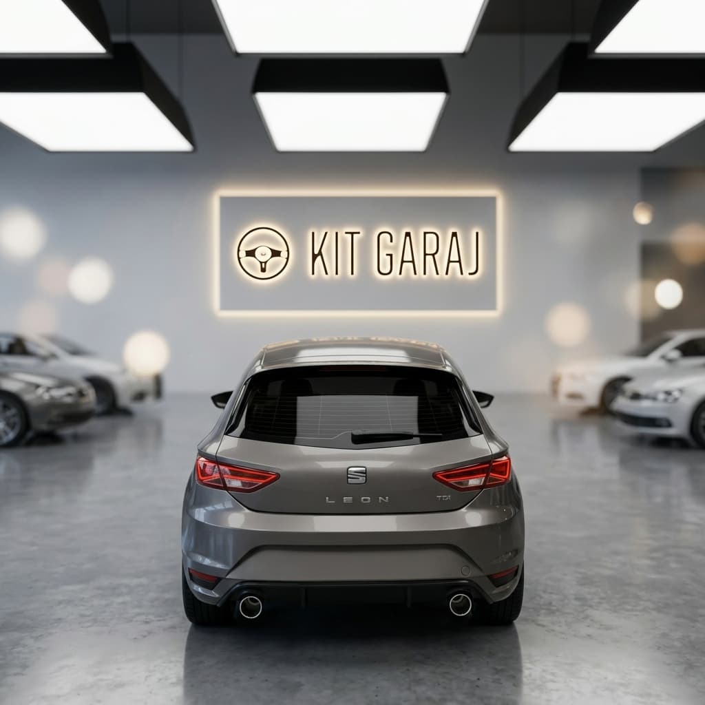 Seat Leon Mk3 2012-2020 Aero Arka Tampon (Plastik) Boyasız (7/8)