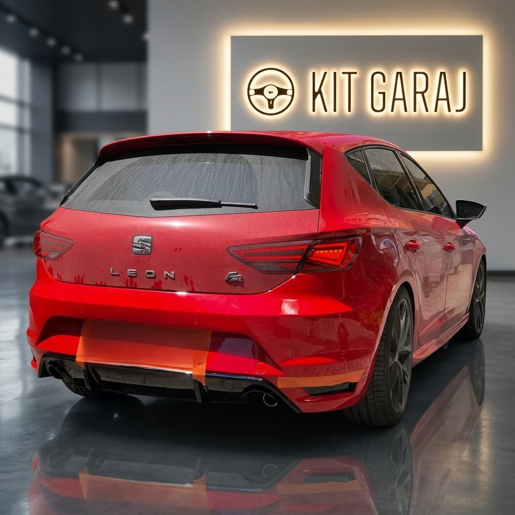 Seat Leon Mk3 2012-2020 Aero Arka Tampon (Plastik) Boyasız (8/8)