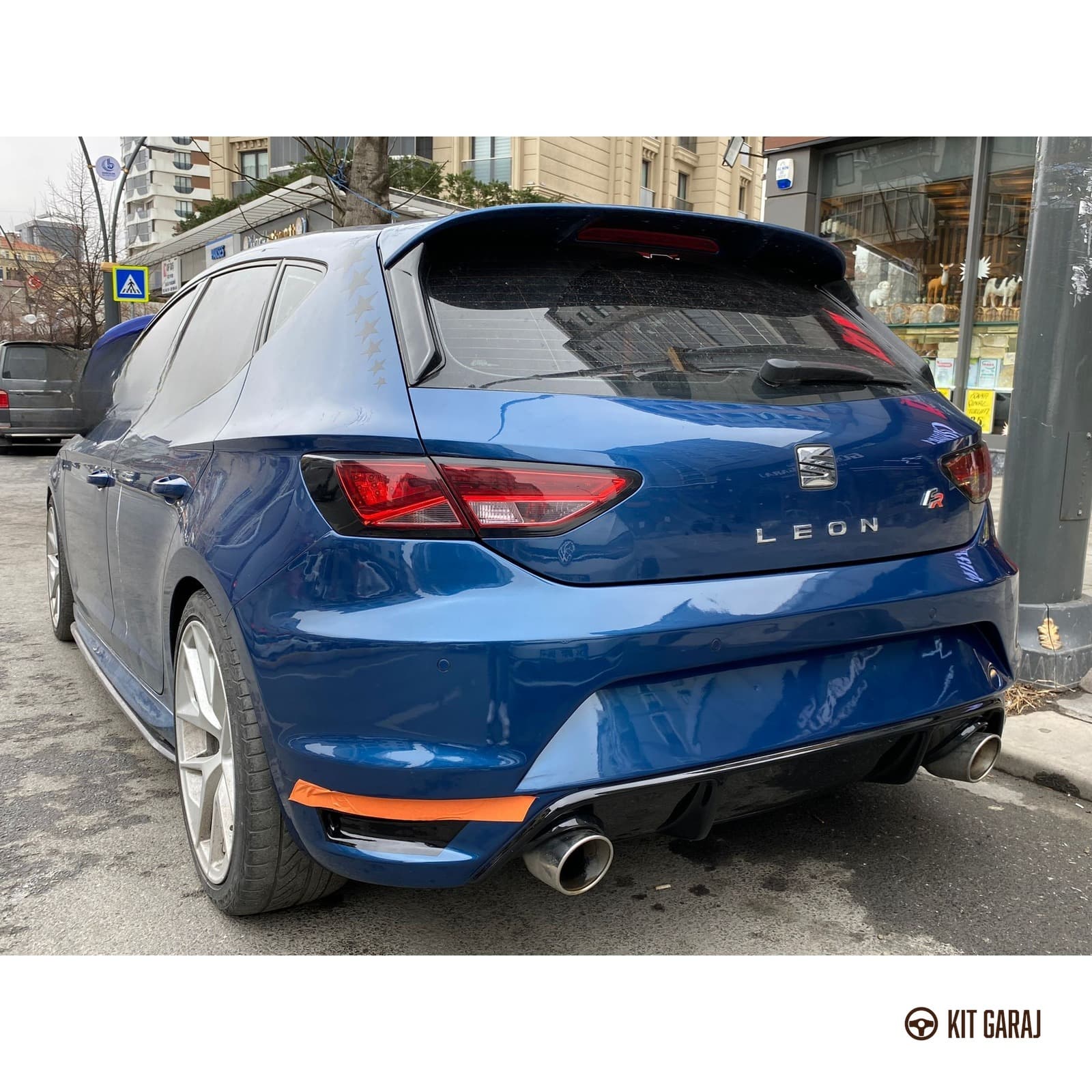 Seat Leon Mk3 2012-2020 Aero Arka Tampon (Plastik) Boyasız