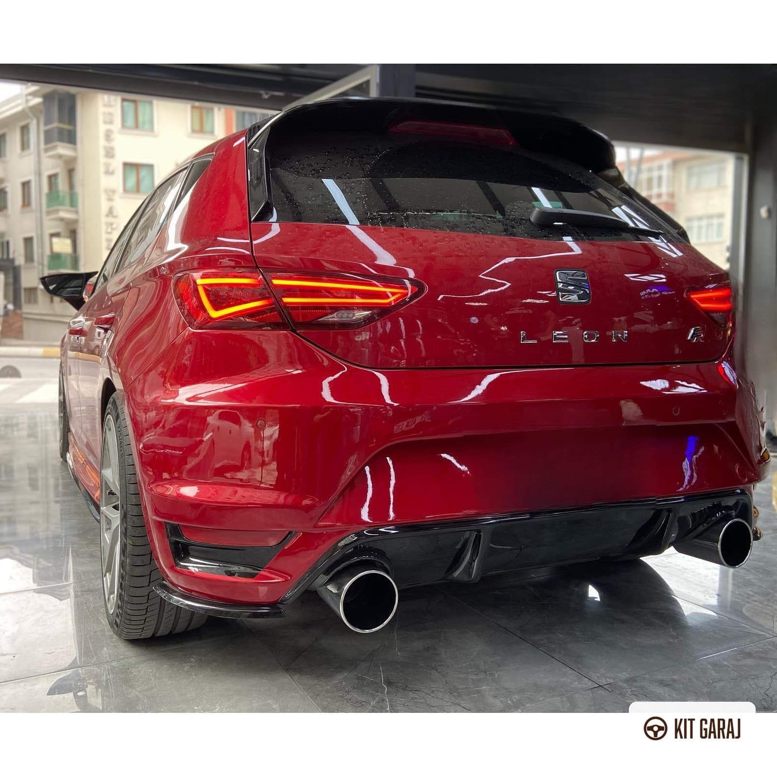 Seat Leon Mk3 2012-2020 Aero Arka Tampon (Plastik) Boyasız (3/7)