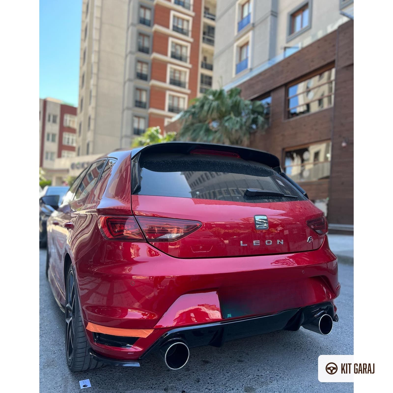 Seat Leon Mk3 2012-2020 Aero Arka Tampon (Plastik) Boyasız (5/7)