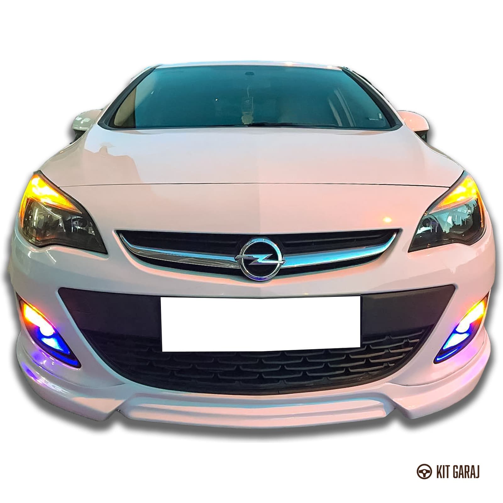 Opel Astra Makyajlı 2012-2020 Custom Ön Ek (Plastik) Boyasız