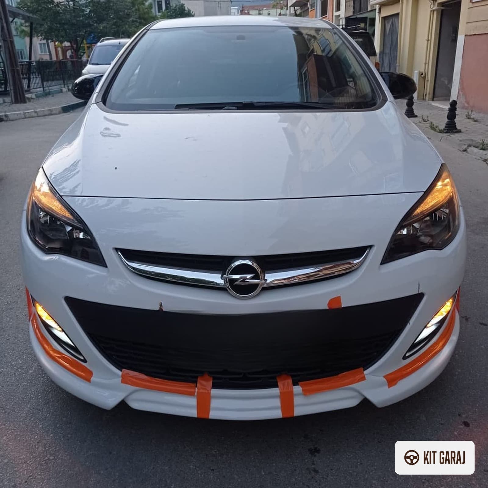 Opel Astra Makyajlı 2012-2020 Custom Ön Ek (Plastik) Boyasız (5/6)