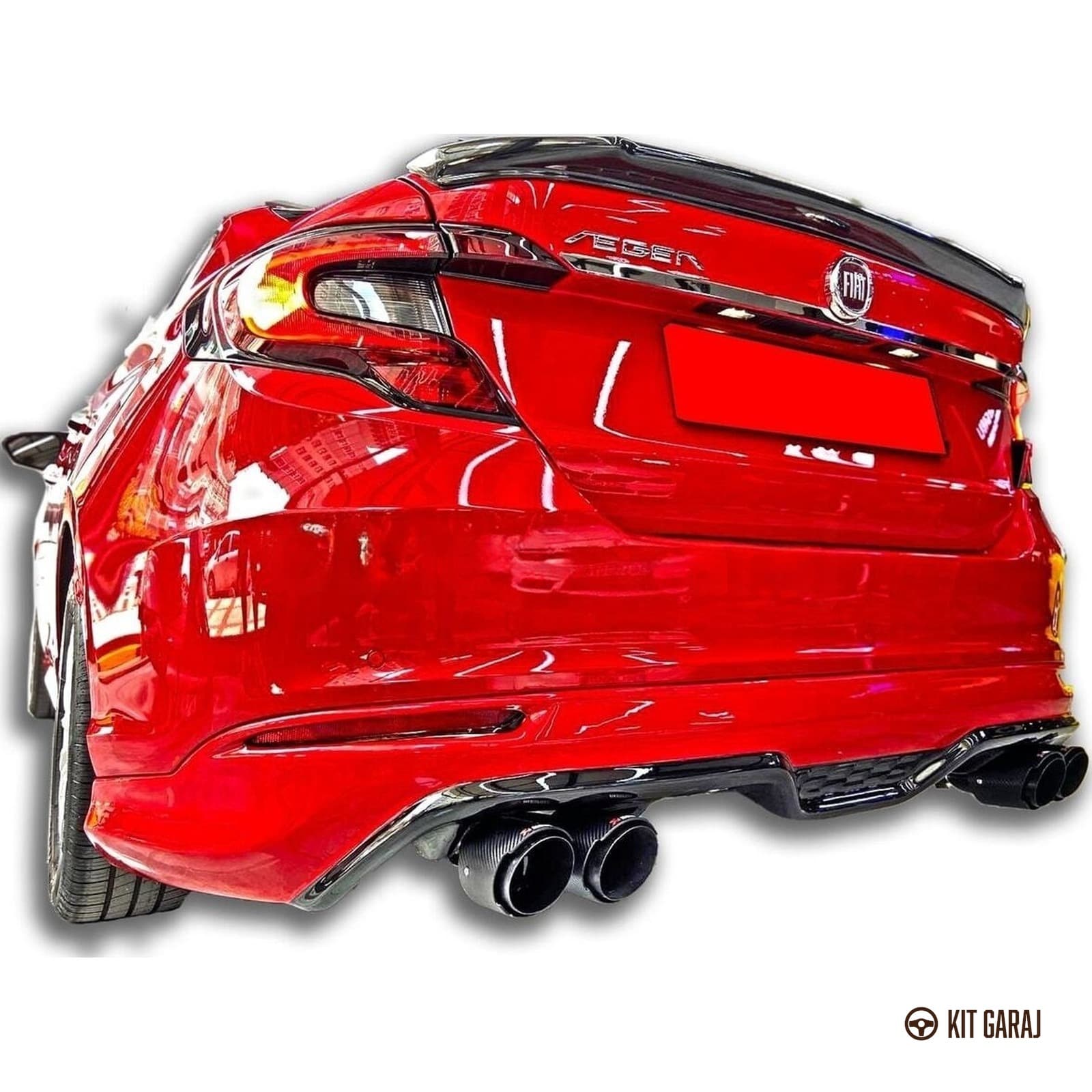 Fiat Egea Sedan 2021-2025 Makyajlı Body Kit (Plastik) Boyasız (6/6)