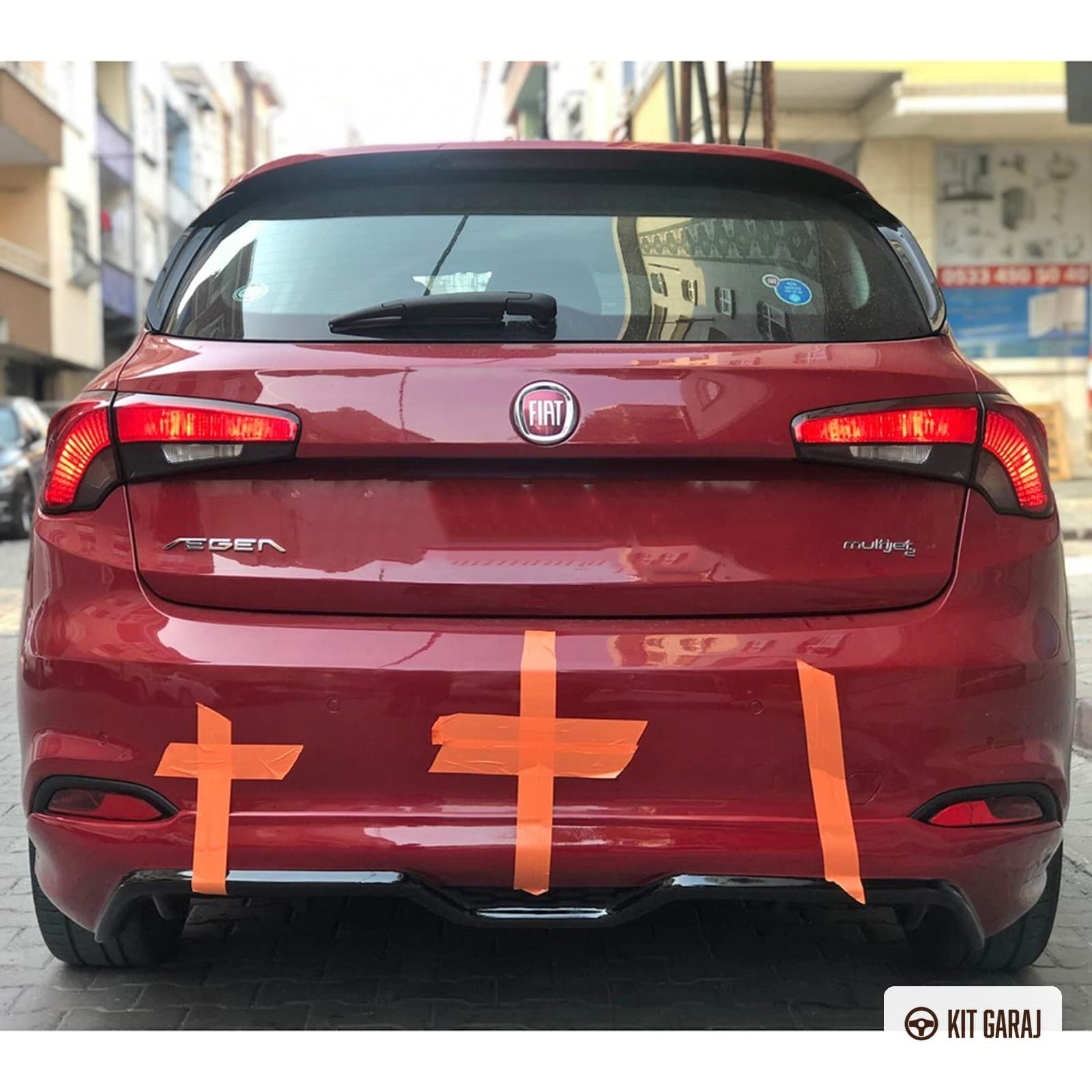 Fiat Egea Makyajlı HB 2021-2025 Body Kit (Plastik) Boyasız (7/7)
